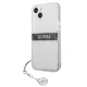 Guess iPhone 13 mini Case 4G Gray Strap Charm, Transparent