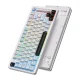 ONIKUMA MT501 Wireless Gaming Keyboard, 75%, RGB, White