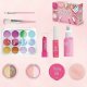 Kids Makeup Kit for Girls Non-Toxic Washable Real Cosmetic Pretend Play Set