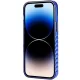 Audi iPhone 14 Pro Max Case IML Big Logo MagSafe, Blue