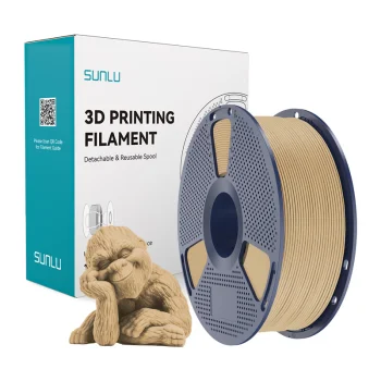 3D Printer Filament Sunlu Wood Map, Maple