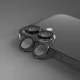 Etteri Camera Lens Protector for iPhone 16 / 16 Plus, Black