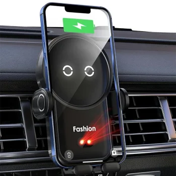 Robo Car Phone Holder with 15W Qi Wireless Charger