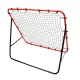 Kids Football Rebounder Training Net 125x125 cm, Red/Black