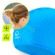TSUNAMI TEXTURE Women\'s Silicone Swim Cap, Blue