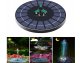 Floating Solar-Powered Fountain with RGB Lighting