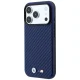 BMW M Carbon Metal Logo MagSafe Case for iPhone 17 Pro / 18 Pro, Navy Blue