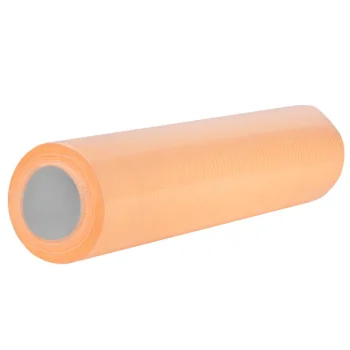 Disposable Cosmetic Napkins on a Roll, Salmon/Orange, 33 cm