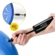 4FIZJO Hand Pump for Gymnastic and Fitness Balls, Black