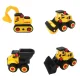 Kinetic Sand Play Set for Kids 1100g, Castle, Vehicles and Molds