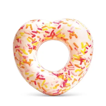 Intex 56253 Heart Donut Inflatable Swim Ring 94 x 89 x 25 cm