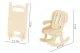 A Set of Wooden Furniture for Dolls, 34 Pcs