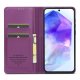 Samsung Galaxy A55 ( SM-A556B/DS ) LC.IMEEKE PU Leather Wallet Protective Book Case Cover, Purple