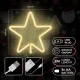 Forever Light FLNE22 LED Neon Star, Warm White