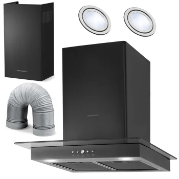 Chimney Cooker Hood 60 cm Berdsen BT-217, Black