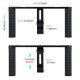 Puluz Dual Handle Vlog Kit Stand with LED Lamp and Microphone for Smartphone