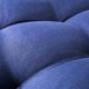 Chaise Lounger Quilted Pillow Folding Chair Cushion, Blue