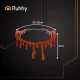 Ruhhy 26143 Halloween Necklace, Red