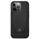 Mercedes iPhone 15 Pro Max Case Leather Urban Line, Black