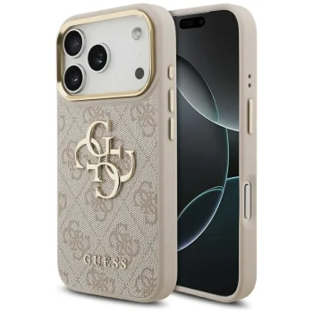 Guess 4G Classic Logo Case for Apple iPhone 17 Pro, Pink