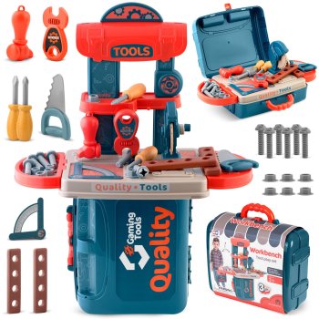 Ricokids 3-in-1 Kids Workbench and Tool Set 772600