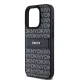DKNY dėklas iPhone 15 Pro Max telefonui Mono Stripe & Metal Logo, juodas
