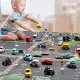 Children\'s Slim Mat Carpet with Road Signs, 130 x 100 cm
