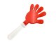 Sports Fan Hand Clapper Noise Maker for Stadium Matches, white-red