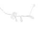 Christmas Lights Garland Garden Decorations Lighting Illumination 108 LED Lamps Bulbs IP44, Warm White