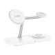 Tech-Protect QI15W-A45 3in1 Wireless Charger with MagSafe, White