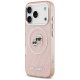 Karl Lagerfeld iPhone 17 Pro Case MagSafe IML Glitter Karl and Choupette, Pink