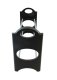 Expandable Shoe Rack AG532, Black/Grey