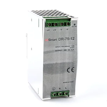 DIN Rail Power Supply 12V 6.3A 75W
