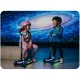 Kids 3-Wheel Balance Scooter with LED Wheels Ricokids Leddi, Black-Turquoise