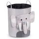 Nukido Grey Elephant Toy and Laundry Basket