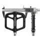 Rockbros 2018-12A Nylon Bicycle Pedals, Black