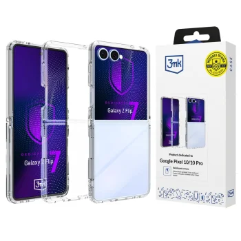 3mk Armor Case for Samsung Galaxy Z Flip 7 Transparent