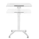 Maclean MC-453W Mobile Laptop Desk, 80x52cm, White