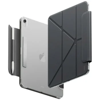 Planšetinio kompiuterio dėklas Uniq Camden Lite, skirtas iPad 11" 2025 / 10.9" 2022, pilkas