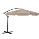 Plonos PL-881 Folding Garden Parasol 350 cm with Cover, Beige