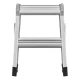 Hailo Master D80 Double-Sided Folding Step Stool, 2 x 2 Steps