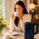 Electric Kettle 1.5L 1500W, Stainless Steel, Navy Blue