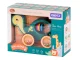 Wooden Kids Rattle Pull Along Toy with Rope Turtle
