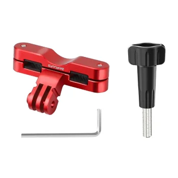 Sunnylife ZJ942-R Bike Saddle Mount for Action Cameras, Red