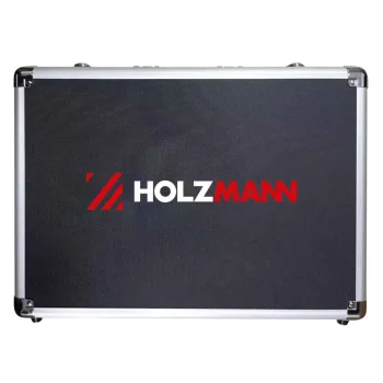 Holzmann WZK119ECO Tool Box with 119-Piece Tool Set, Black / Silver
