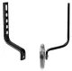 LED Light Up Training Wheels for Kids Bike 12-20 Inch, Black