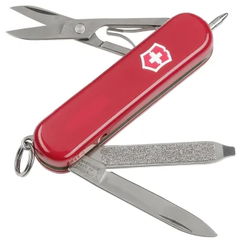 Victorinox Signature Lite Pocket Knife, 7 Functions, Red