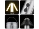 Multifunctional Telescopic LED Camping Lamp and Flashlight, 3000 mAh
