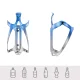 Rockbros RKL02 Aluminum Bicycle Bottle Cage, Blue and Silver