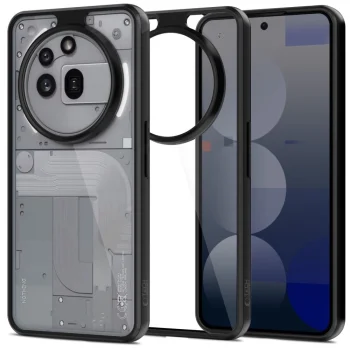 Nothing Phone (3a) Pro Tech-Protect MagMat Case Cover, Clear Black